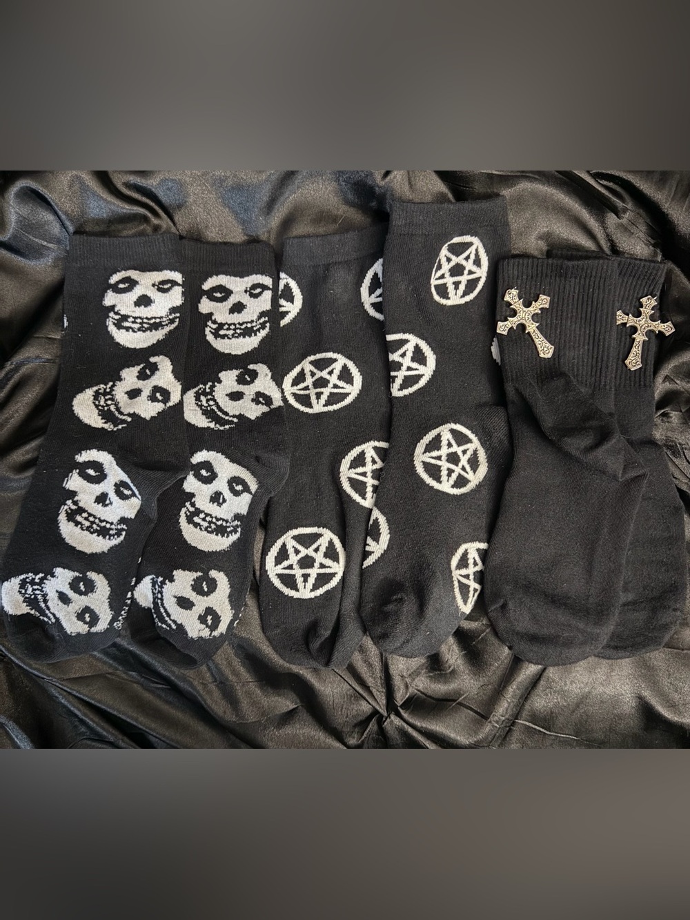 Misfits + Dolls Kill Knit Sock Bundle NEW